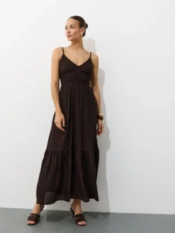 Coming Soon!>MOHITO Maxikleid Dunkelbraun