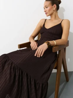 Coming Soon!>MOHITO Maxikleid Dunkelbraun