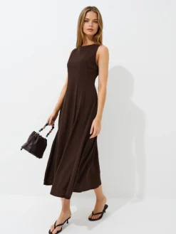 Coming Soon!>MOHITO Maxikleid Dunkelbraun