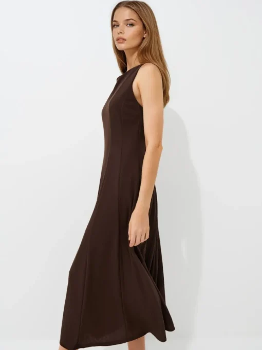 Coming Soon!>MOHITO Maxikleid Dunkelbraun