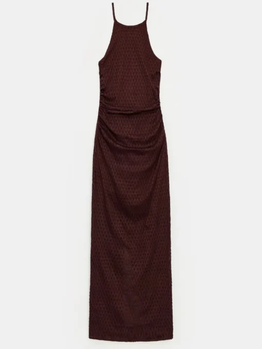 Kleider, Overalls|Entdecke Alles>MOHITO Maxikleid Dunkelbraun