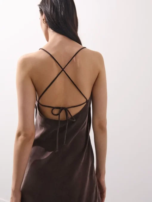 Kleider, Overalls|Entdecke Alles>MOHITO Maxikleid mit Trägern Dunkelbraun