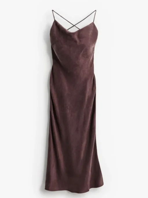 Kleider, Overalls|Entdecke Alles>MOHITO Maxikleid mit Trägern Dunkelbraun