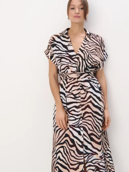 Bestsellers>MOHITO Midi-Hemdkleid Schwarz