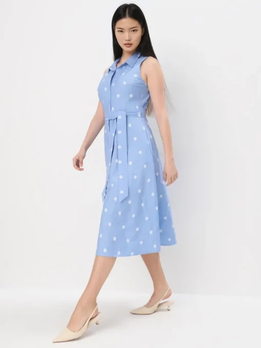 Bestsellers>MOHITO Midi-Hemdkleid Blau