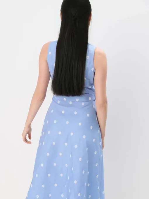Bestsellers>MOHITO Midi-Hemdkleid Blau