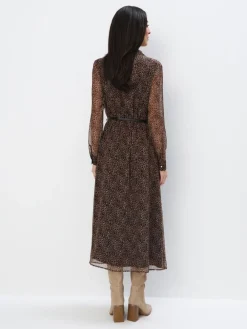 Midi, Maxikleider|Kleider, Overalls></noscript>MOHITO Midi-Hemdkleid Beige