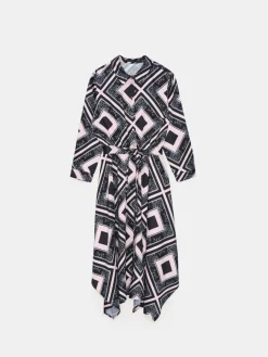 Midi, Maxikleider|Kleider, Overalls></noscript>MOHITO Midi-Hemdkleid Schwarz