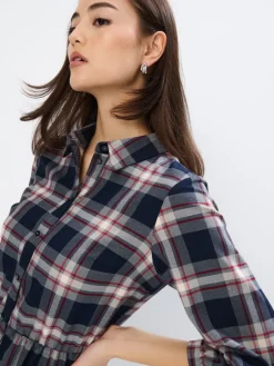 Midi, Maxikleider|Kleider, Overalls></noscript>MOHITO Midi-Hemdkleid Navy