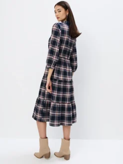 Midi, Maxikleider|Kleider, Overalls></noscript>MOHITO Midi-Hemdkleid Navy