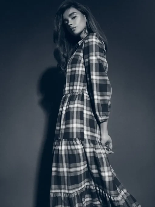 Midi, Maxikleider|Kleider, Overalls>MOHITO Midi-Hemdkleid Navy