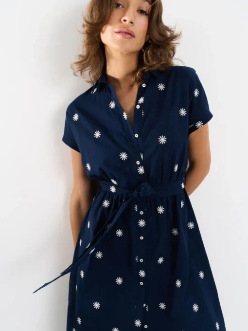 Kleider, Overalls|Entdecke Alles>MOHITO Midi-Hemdkleid Navy