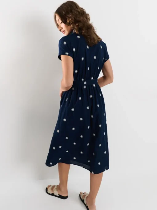 Kleider, Overalls|Entdecke Alles>MOHITO Midi-Hemdkleid Navy