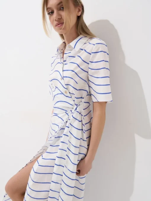 Kleider, Overalls|Entdecke Alles>MOHITO Midi-Hemdkleid Blau