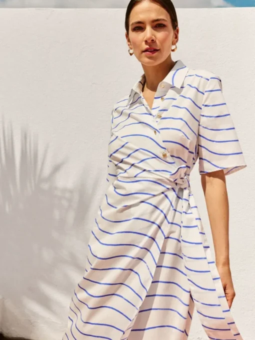 Kleider, Overalls|Entdecke Alles>MOHITO Midi-Hemdkleid Blau