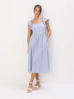 Bestsellers>MOHITO Midikleid Hellblau