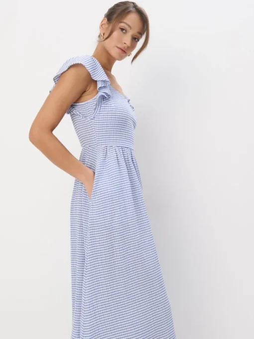 Bestsellers>MOHITO Midikleid Hellblau
