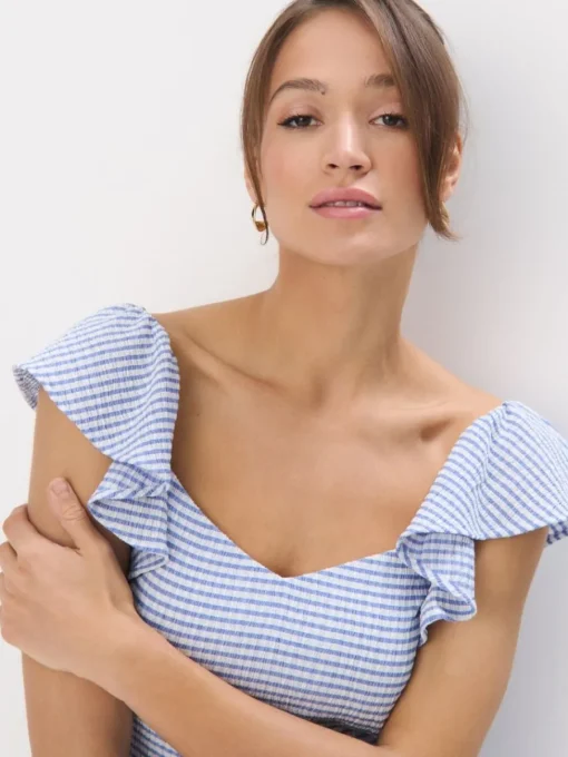 Bestsellers>MOHITO Midikleid Hellblau