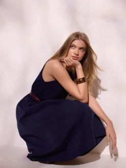 Frühlingskleider|Kleider, Overalls>MOHITO Midikleid Navy