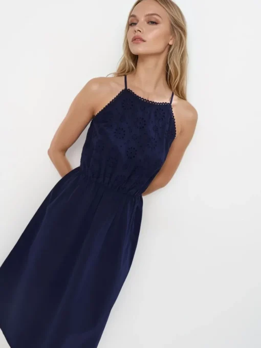 Frühlingskleider|Kleider, Overalls>MOHITO Midikleid Navy