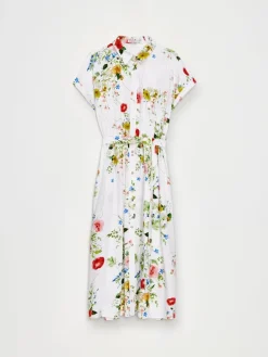 Bestsellers>MOHITO Midikleid aus Viskose Weiu00df