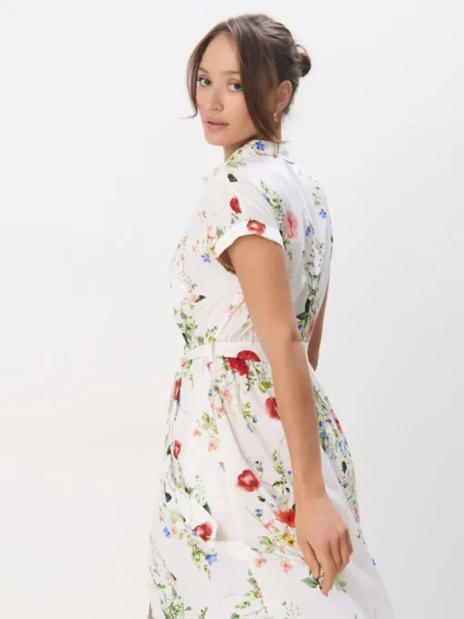Bestsellers>MOHITO Midikleid aus Viskose Weiu00df