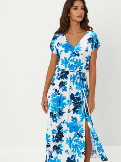 Bestsellers></noscript>MOHITO Midikleid aus Viskose Blau