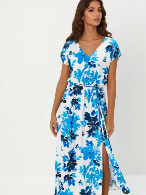 Bestsellers>MOHITO Midikleid aus Viskose Blau
