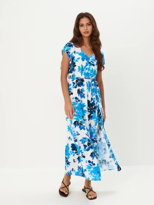 Bestsellers>MOHITO Midikleid aus Viskose Blau