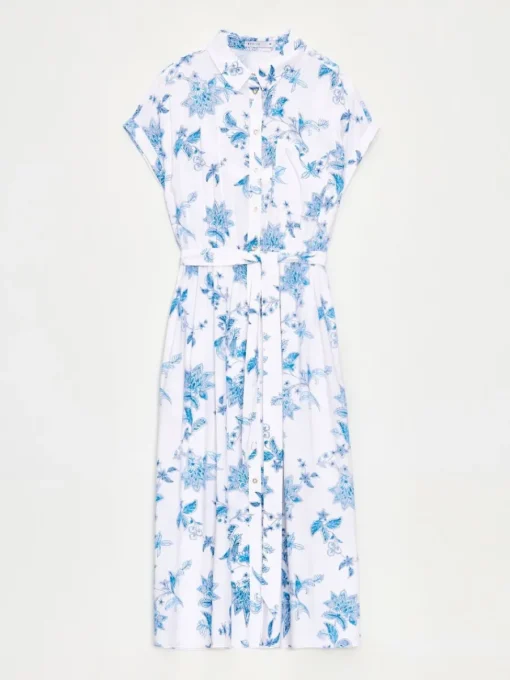 Bestsellers>MOHITO Midikleid aus Viskose Blau