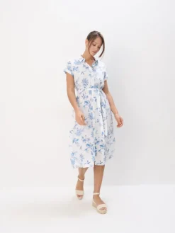 Bestsellers>MOHITO Midikleid aus Viskose Blau