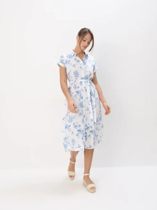 Bestsellers>MOHITO Midikleid aus Viskose Blau