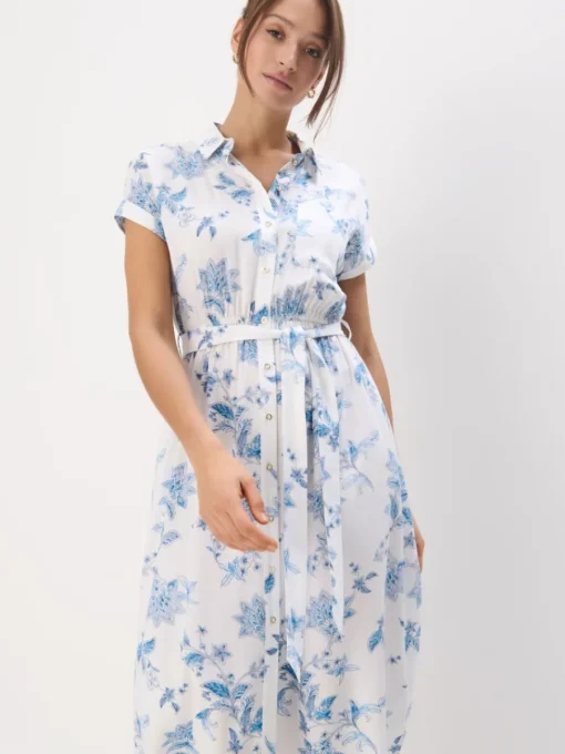 Bestsellers>MOHITO Midikleid aus Viskose Blau