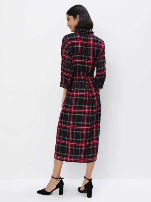 Midi, Maxikleider|Kleider, Overalls>MOHITO Midikleid aus Viskose Navy