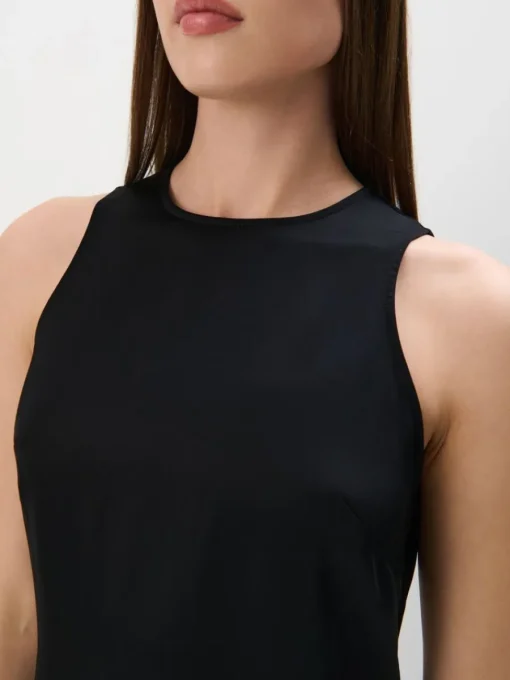 Frühlingskleider|Kleider, Overalls>MOHITO Midikleid aus Viskose Schwarz