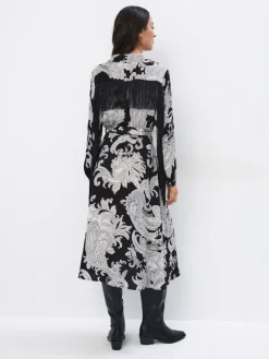 Midi, Maxikleider|Kleider, Overalls></noscript>MOHITO Midikleid mit Bindung Mehrfarbig