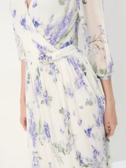 Kleider, Overalls|Entdecke Alles>MOHITO Midikleid mit Blumenmuster Creme