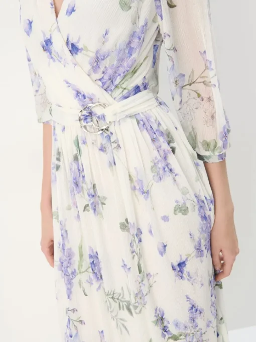 Kleider, Overalls|Entdecke Alles>MOHITO Midikleid mit Blumenmuster Creme
