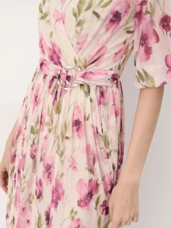 Kleider, Overalls|Entdecke Alles>MOHITO Midikleid mit Blumenmuster Nude