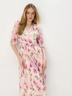 Kleider, Overalls|Entdecke Alles>MOHITO Midikleid mit Blumenmuster Nude