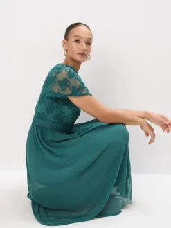 Kleider Für Hochzeitsgäste|Kleider, Overalls>MOHITO Midikleid mit kurzen Ärmeln Mintgrün