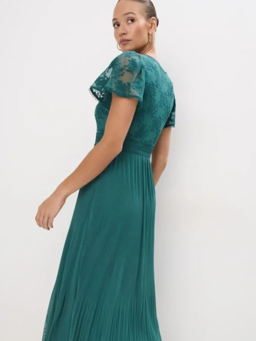 Kleider Für Hochzeitsgäste|Kleider, Overalls>MOHITO Midikleid mit kurzen Ärmeln Mintgrün