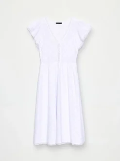 Frühlingskleider|Kleider, Overalls></noscript>MOHITO Midikleid mit kurzen Ärmeln Weiu00df