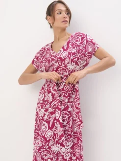 Kleider, Overalls|Entdecke Alles>MOHITO Midikleid mit kurzen Ärmeln Hellviolett
