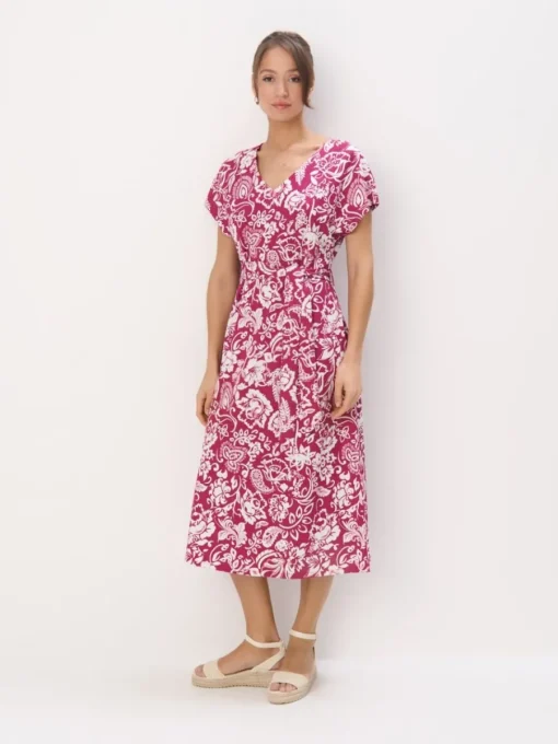 Kleider, Overalls|Entdecke Alles>MOHITO Midikleid mit kurzen Ärmeln Hellviolett