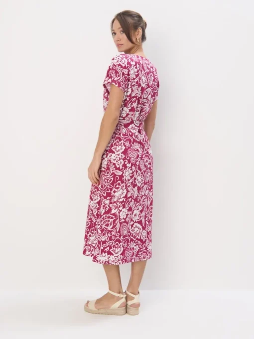 Kleider, Overalls|Entdecke Alles>MOHITO Midikleid mit kurzen Ärmeln Hellviolett