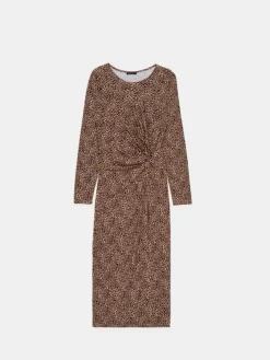Midi, Maxikleider|Kleider, Overalls></noscript>MOHITO Midikleid mit Leopardenmuster Beige