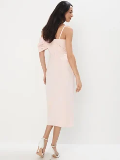 Frühlingskleider|Kleider, Overalls></noscript>MOHITO Midikleid mit Schleife Pastellrosa