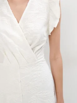 Kleider, Overalls|Entdecke Alles>MOHITO Midikleid mit Schlitz Weiu00df