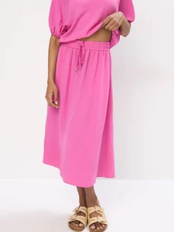 Sets|Röcke>MOHITO Midirock Fuchsia